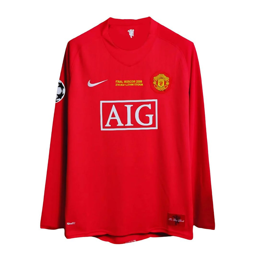 Nike Manchester United 2008/2009Long-Sleeve Home retro Jersey