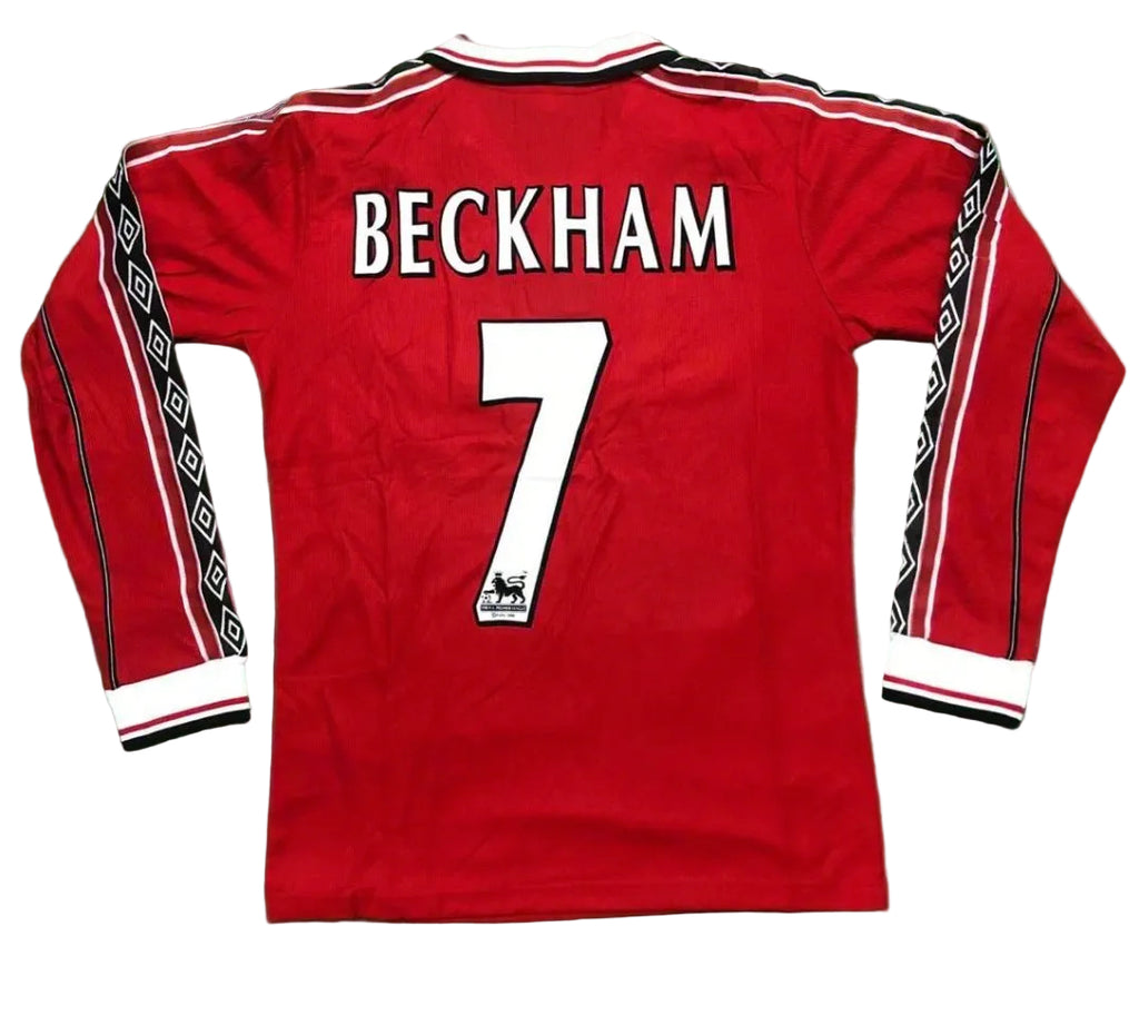 Manchester United 1998/1999 Retro Long-Sleeve Home Jersey