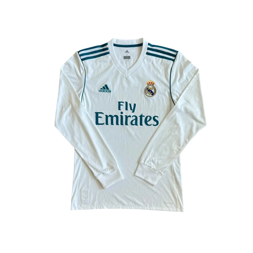 Adidas Real Madrid 2017/18 Home Long-Sleeve Jersey