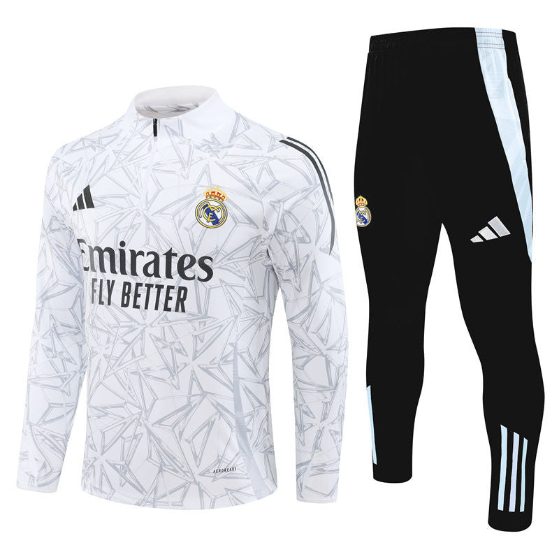 Adidas Real Madrid 2024/25 Season Training Tracksuit