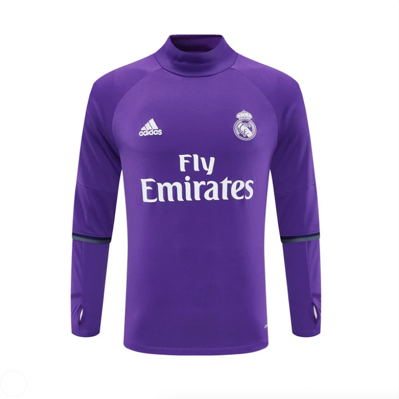Adidas Real Madrid 2016-17 Away Long-Sleeve Training Jersey