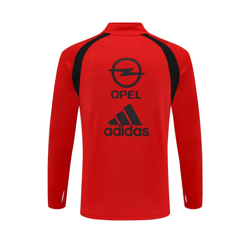 Vintage Adidas AC Milan 1999-2001 Quarter-Zip Training Jersey